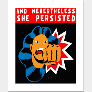 Nevertheless She Persisted Posters and Art